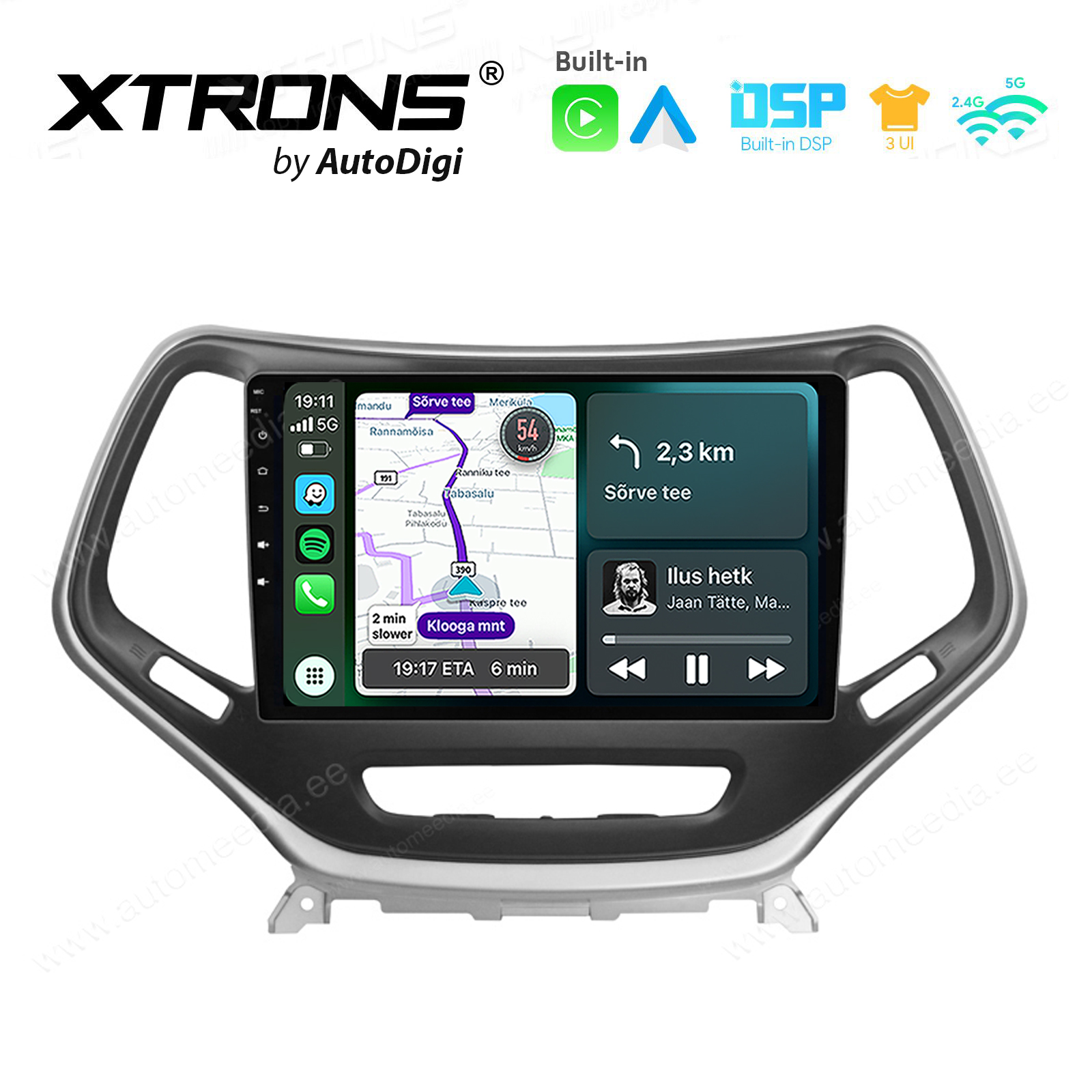 XTRONS XTR9834 Mudelikohane android multimeediakeskus gps naviraadio