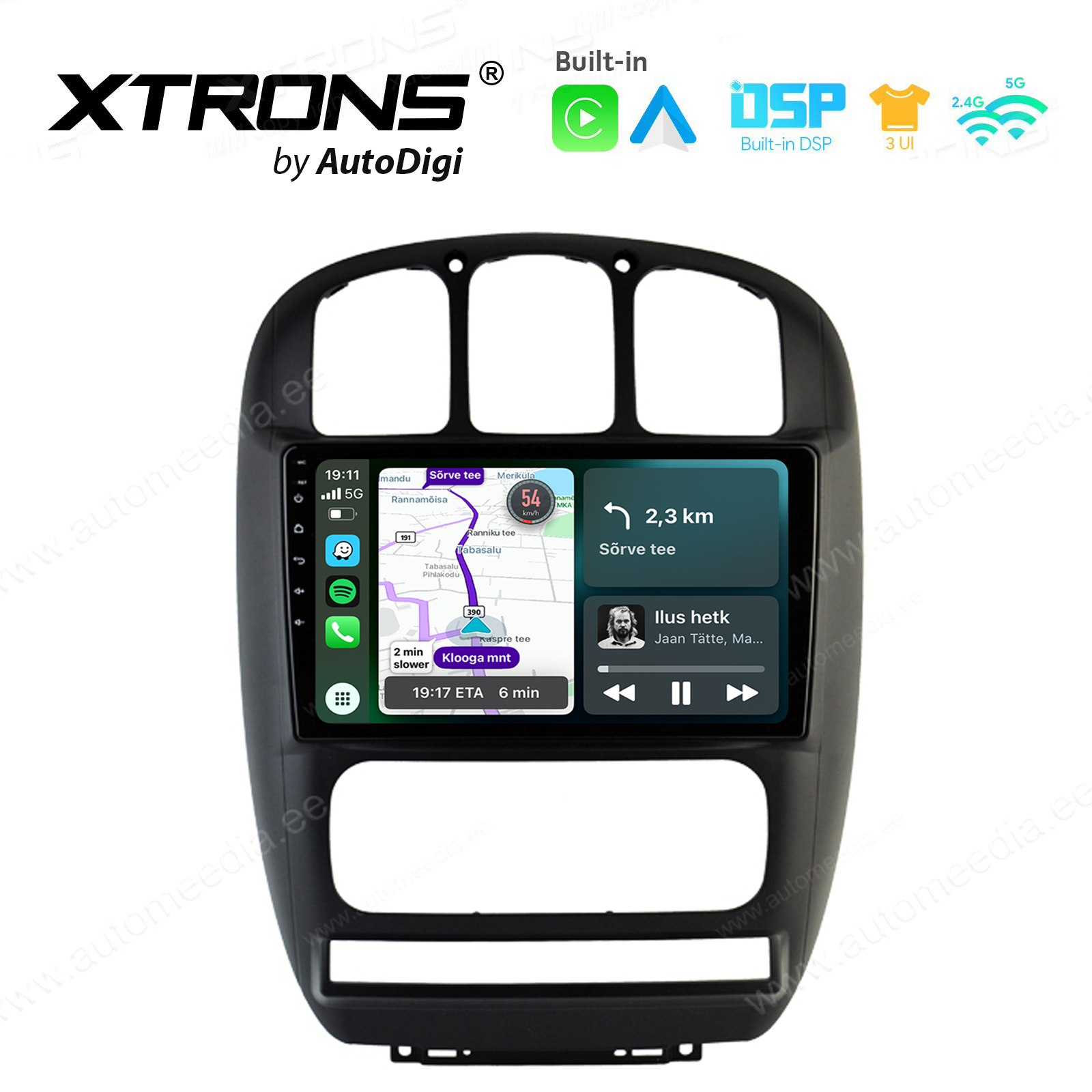 XTRONS XTR9838 Mudelikohane android multimeediakeskus gps naviraadio