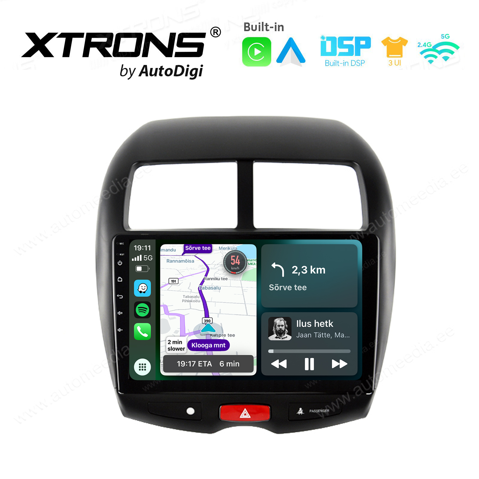 XTRONS XTR9843 Mudelikohane android multimeediakeskus gps naviraadio