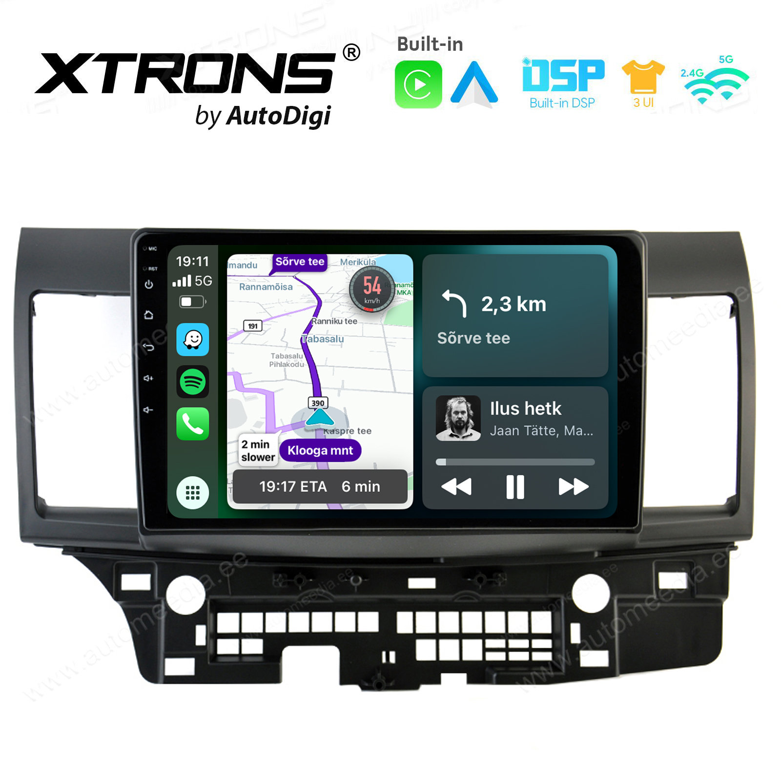XTRONS XTR9845 Mudelikohane android multimeediakeskus gps naviraadio