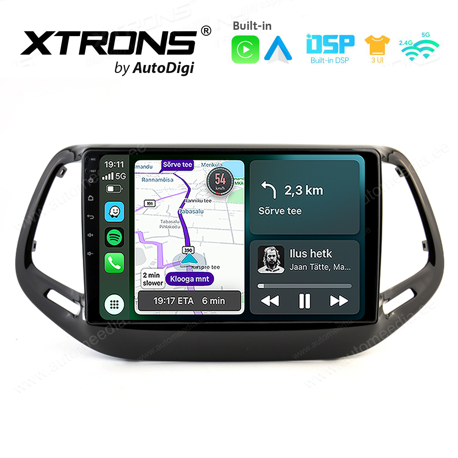 XTRONS XTR9880 Mudelikohane android multimeediakeskus gps naviraadio