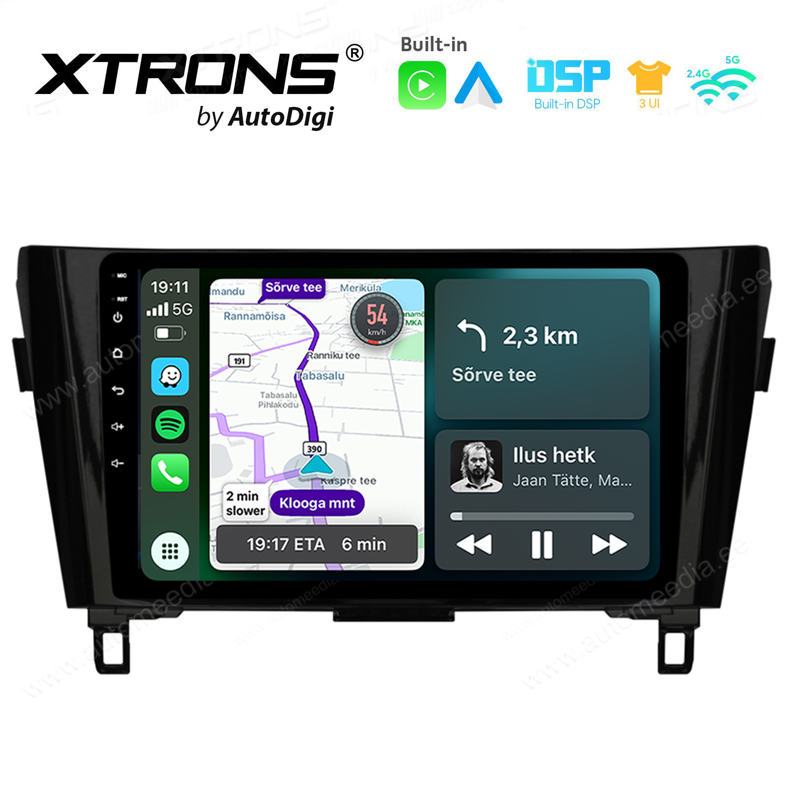 XTRONS XTR9937 Mudelikohane android multimeediakeskus gps naviraadio