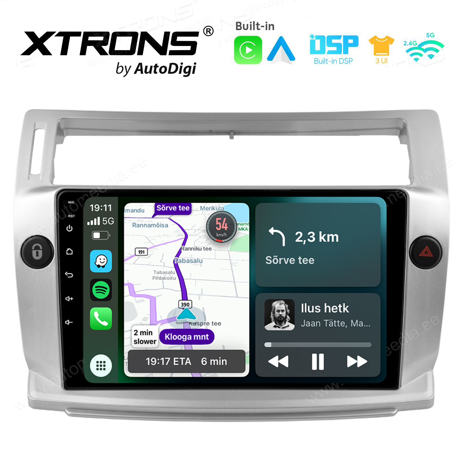 XTRONS XTR9949 Mudelikohane android multimeediakeskus gps naviraadio