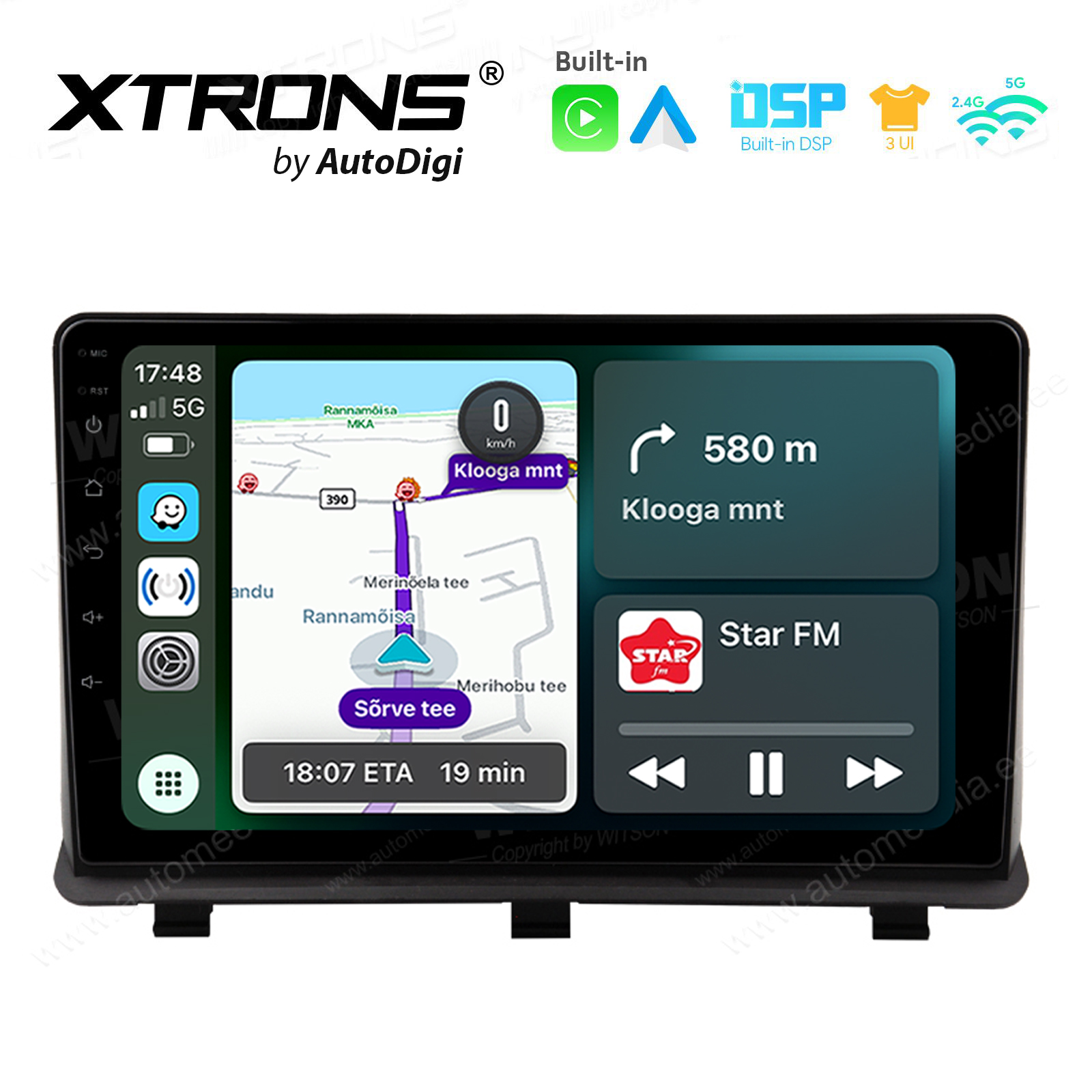 Opel Antara (2006-2017) Android 14  | CarPlay Android multimeedia keskus | DAB+ digiraadio