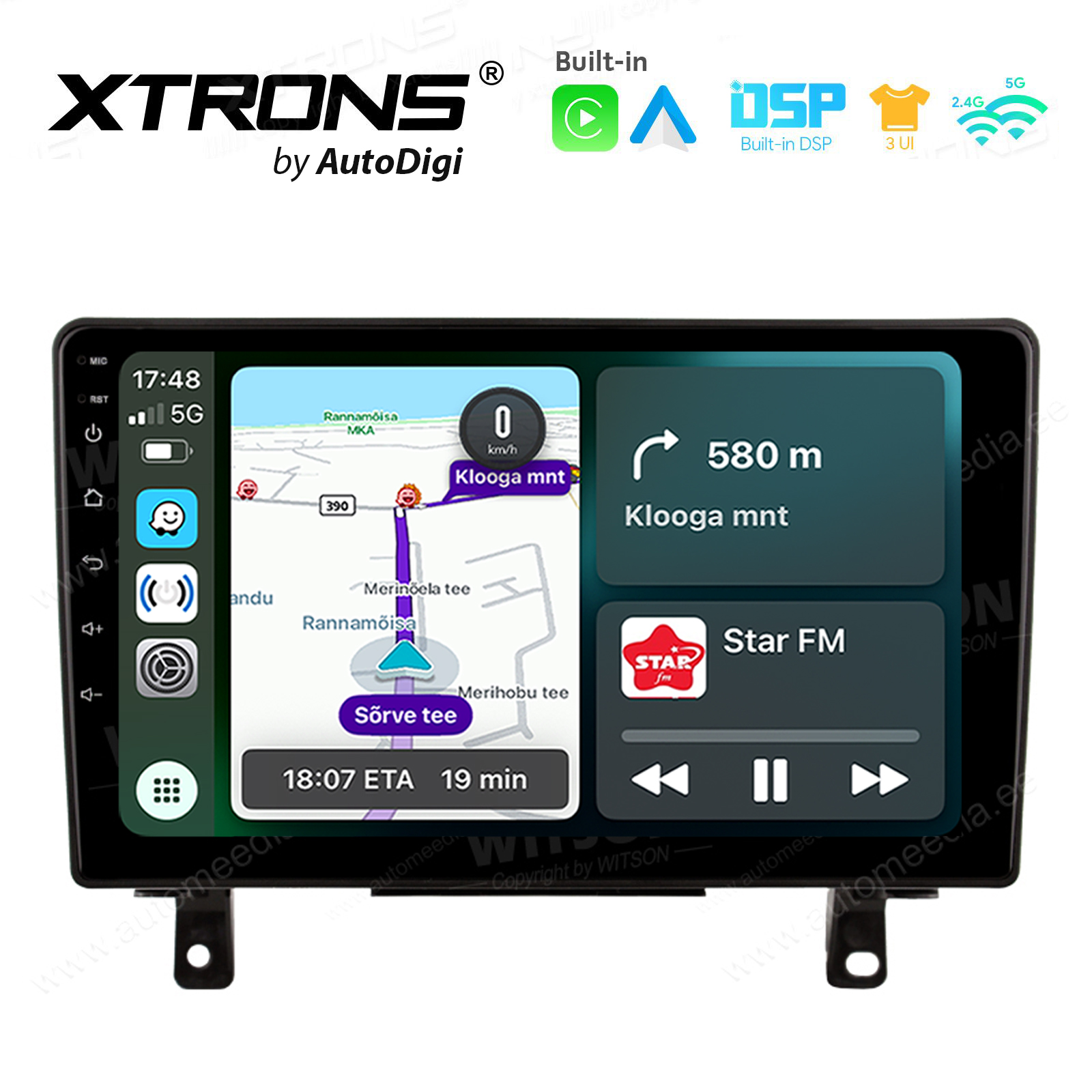 Opel Astra H (2004-2010) Android 14  | CarPlay Android multimeedia keskus | DAB+ digiraadio