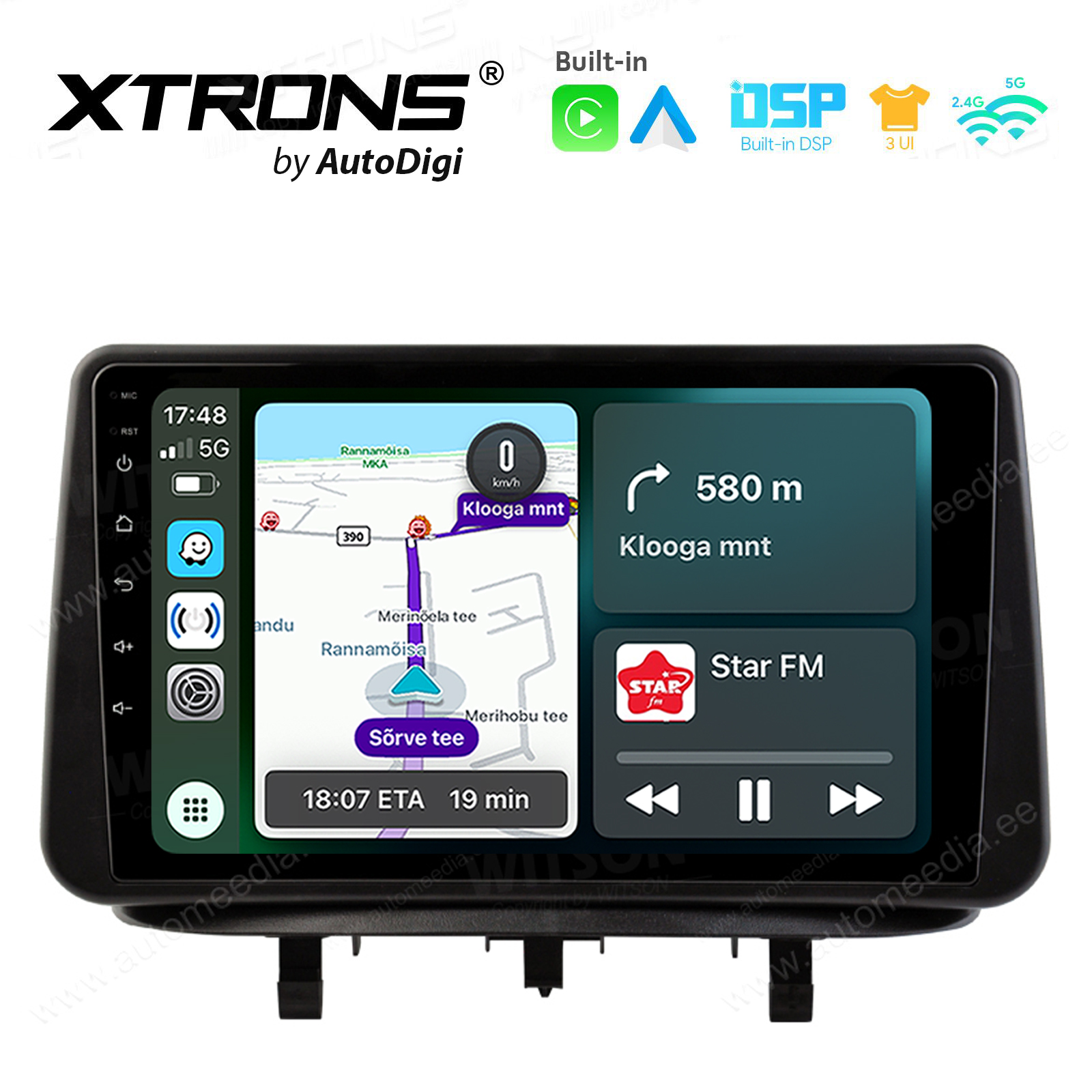 Opel Meriva (2010-2015) Android 14  | CarPlay Android multimeedia keskus | DAB+ digiraadio