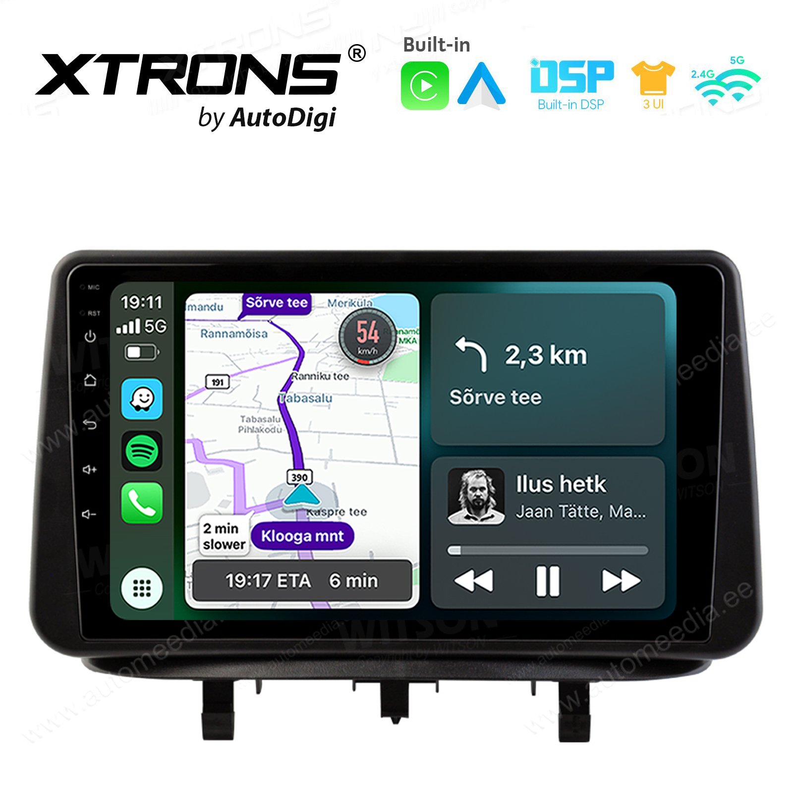 XTRONS XTR9973 Mudelikohane android multimeediakeskus gps naviraadio