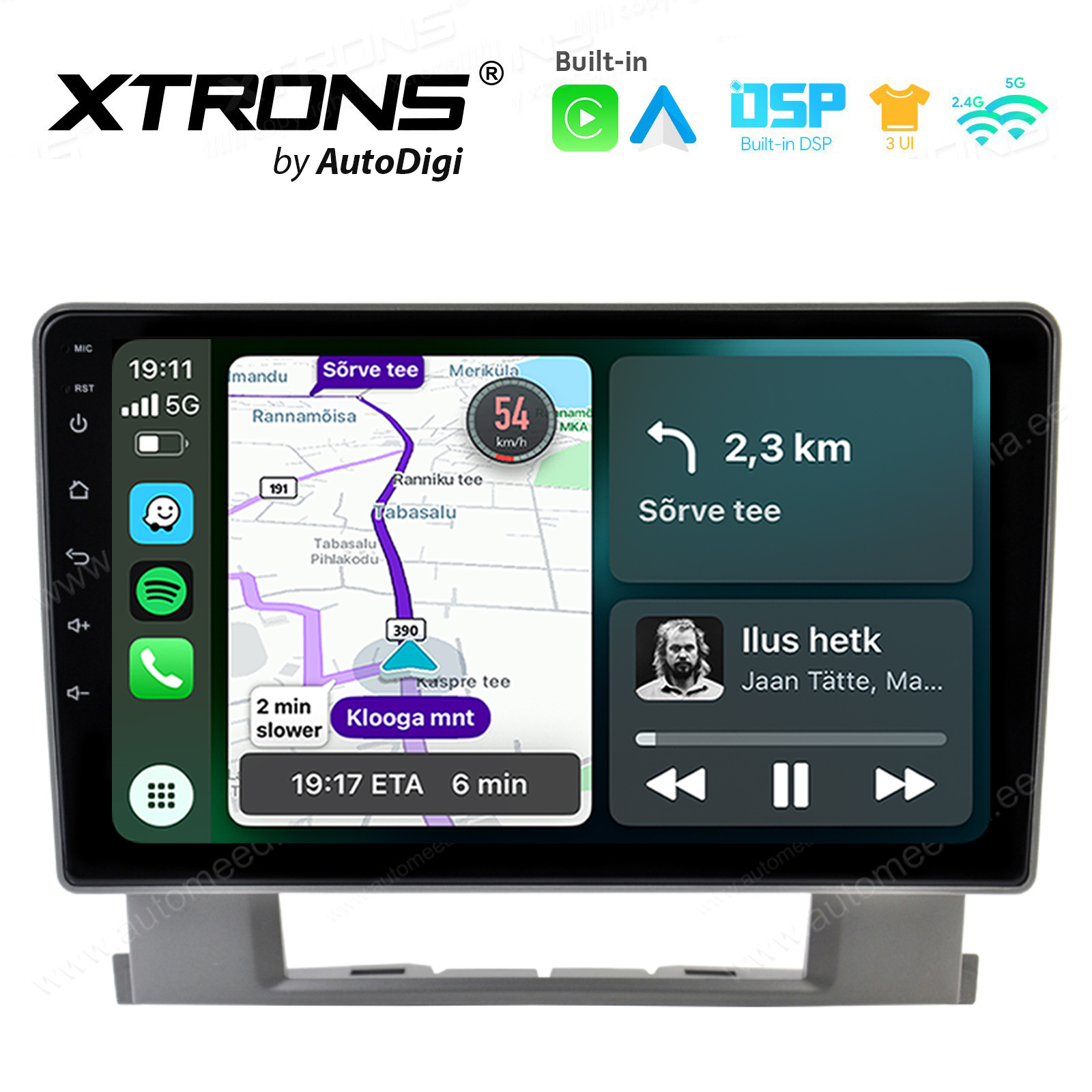 XTRONS XTR9974 Mudelikohane android multimeediakeskus gps naviraadio