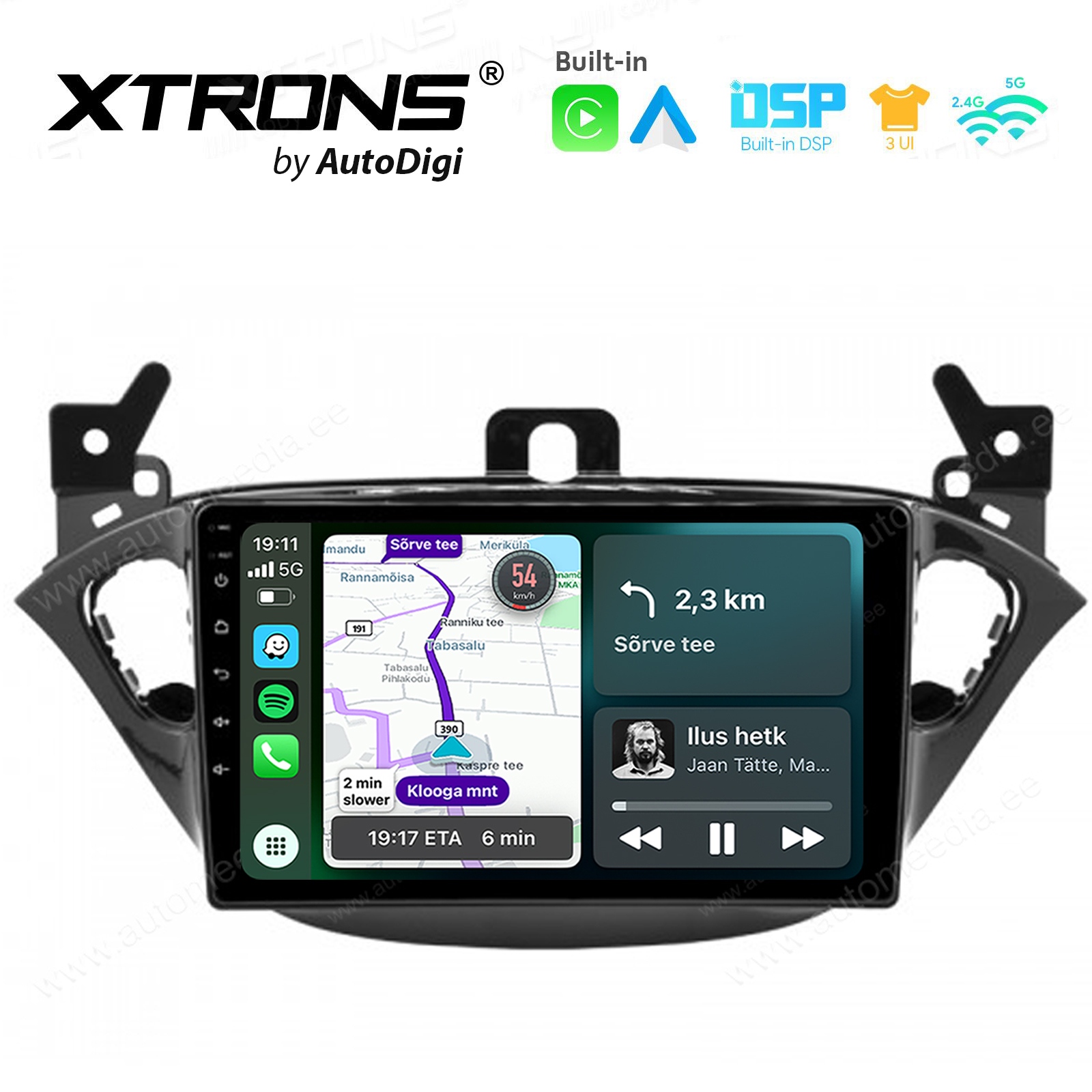 XTRONS XTR9977 Mudelikohane android multimeediakeskus gps naviraadio
