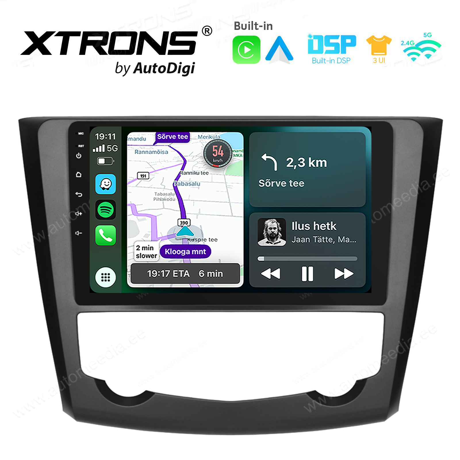 XTRONS XTR9990 Mudelikohane android multimeediakeskus gps naviraadio