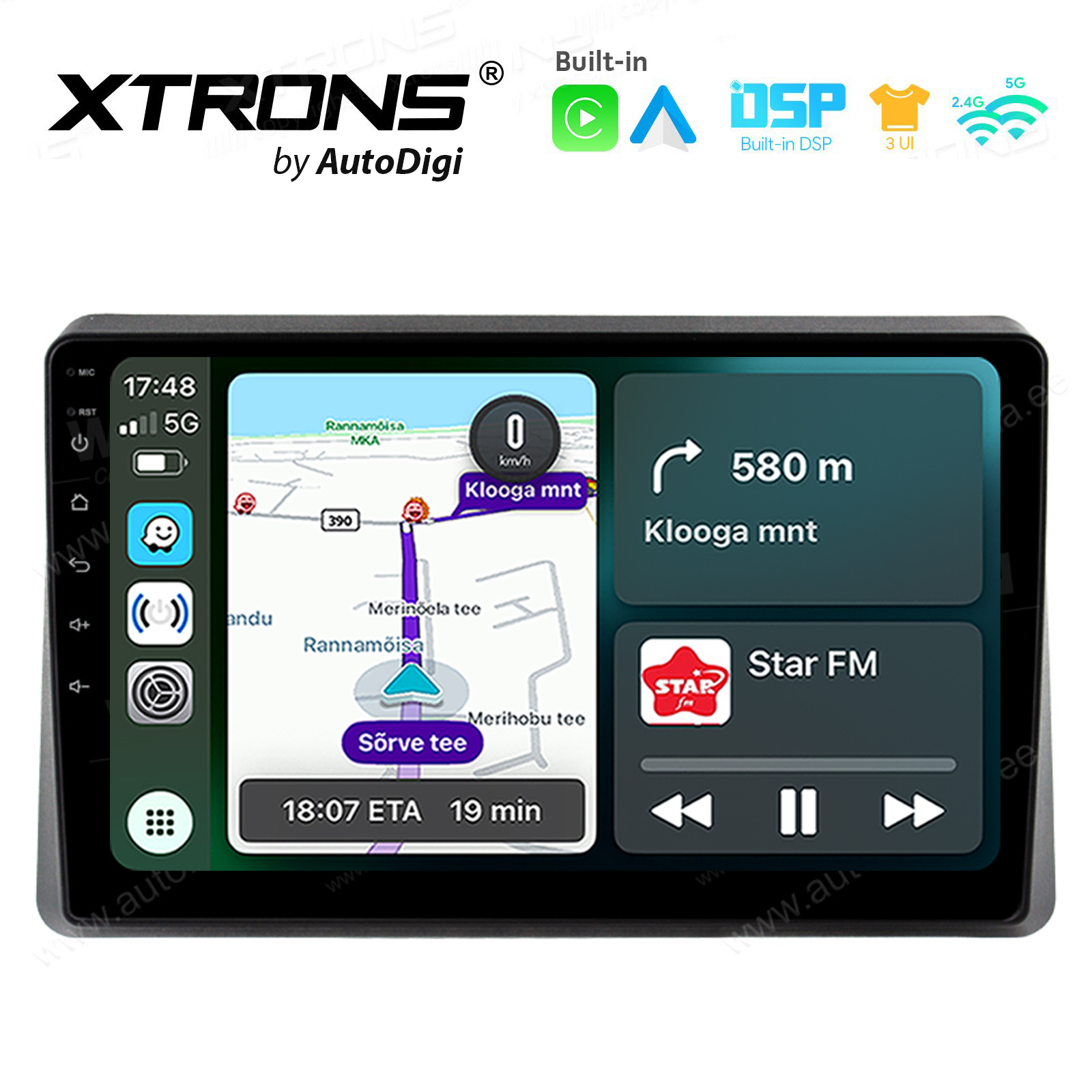 Renault Master | Opel Movano | (2020 - 2024) Android 14  | CarPlay Android multimeedia keskus | DAB+ digiraadio