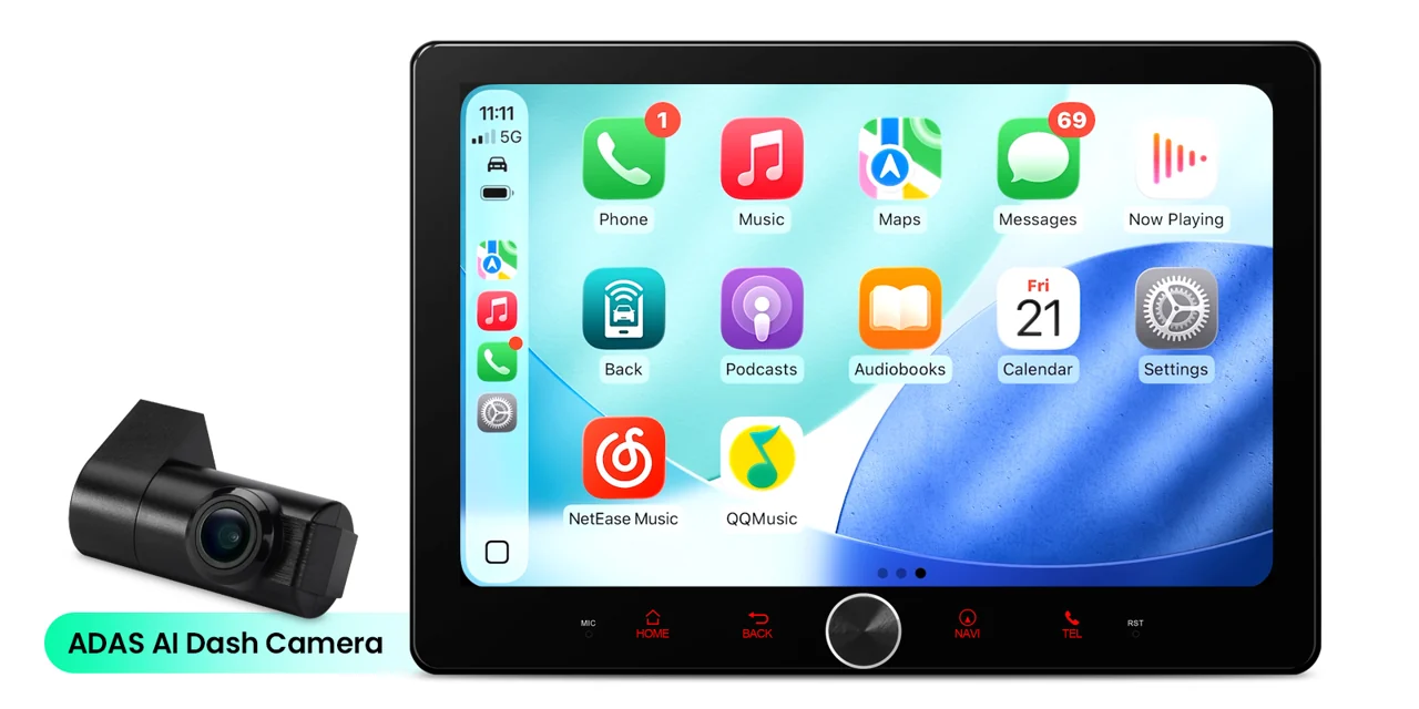 TAD128S — Apple CarPlay ja Android Auto