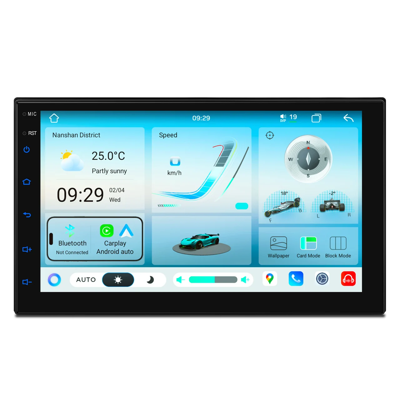 XTRONS TIMH700L – 7″ Android 15 autoraadio, universaalne 2 DIN, 8/128 GB | CarPlay / Android Auto