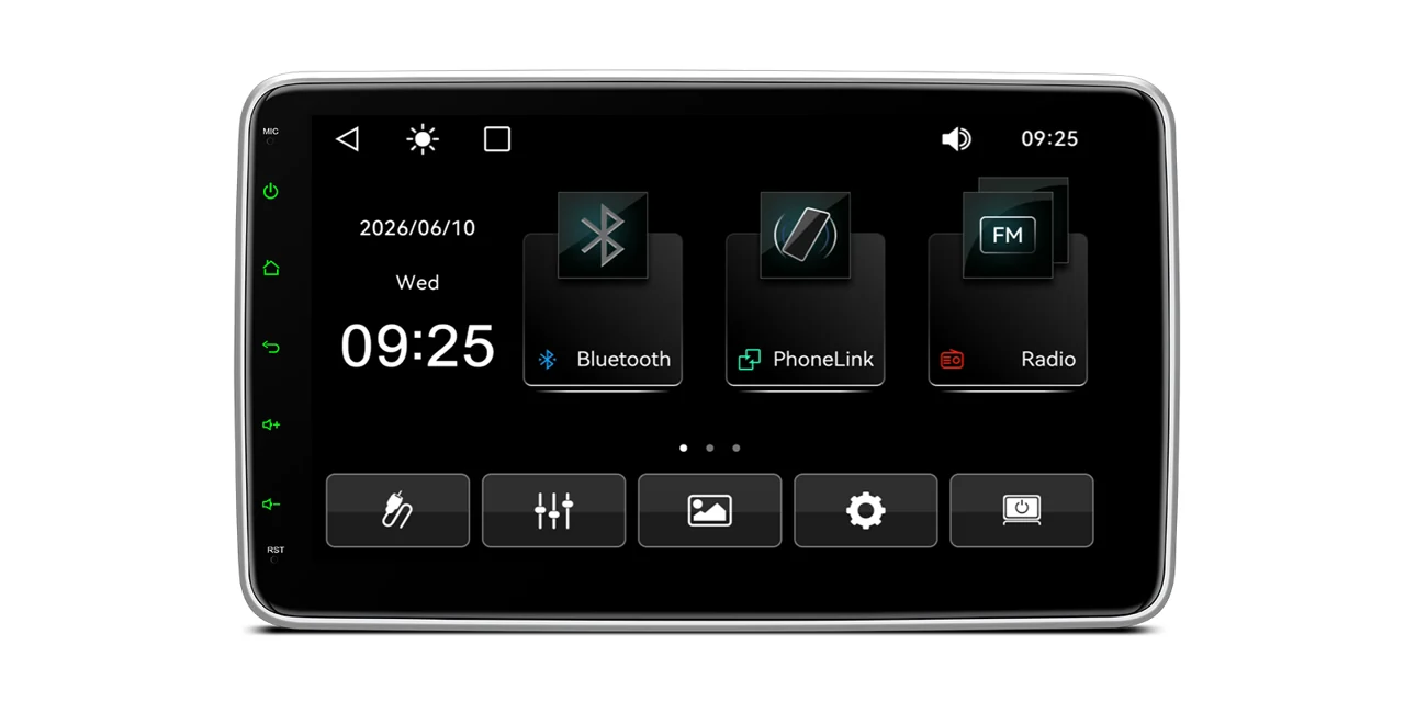 XTRONS TL10H – 10,1″ Linux autoraadio, universaalne 2 DIN | CarPlay / Android Auto