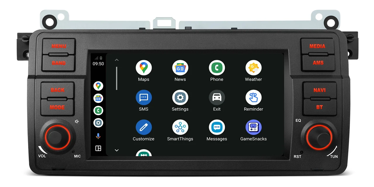 XTRONS UAH7546BL — Android Auto sinu Android-telefonile