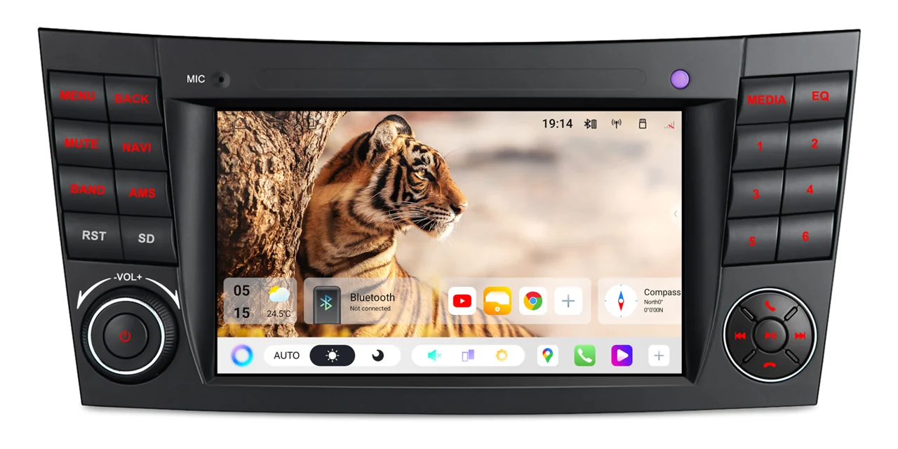 XTRONS UAH75M211L – 7″ Android 15 autoraadio, Mercedes-Benz E W211 / CLS W219, 6/128 GB | CarPlay / Android Auto XTRONS UAH75M211L – 7″ Android 15 autoraadio, Mercedes-Benz E W211 / CLS W219, 6/128 GB | CarPlay / Android Auto