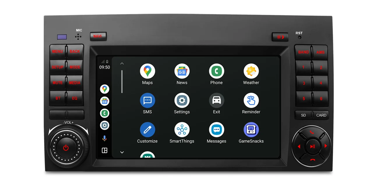 XTRONS UAH75M245L – 7″ Android 15 autoraadio, Mercedes-Benz / Volkswagen, 6/128 GB | CarPlay / Android Auto XTRONS UAH75M245L – 7″ Android 15 autoraadio, Mercedes-Benz / Volkswagen, 6/128 GB | CarPlay / Android Auto