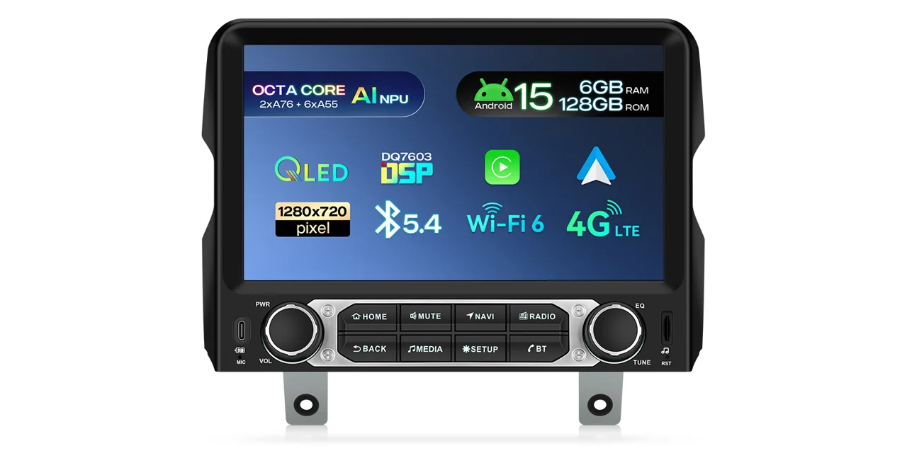 XTRONS UAH95WLJLN – 9″ Android 15 autoraadio, Jeep Wrangler JL / Gladiator JT, 6/128 GB | CarPlay / Android Auto XTRONS UAH95WLJLN – 9″ Android 15 autoraadio, Jeep Wrangler JL / Gladiator JT, 6/128 GB | CarPlay / Android Auto