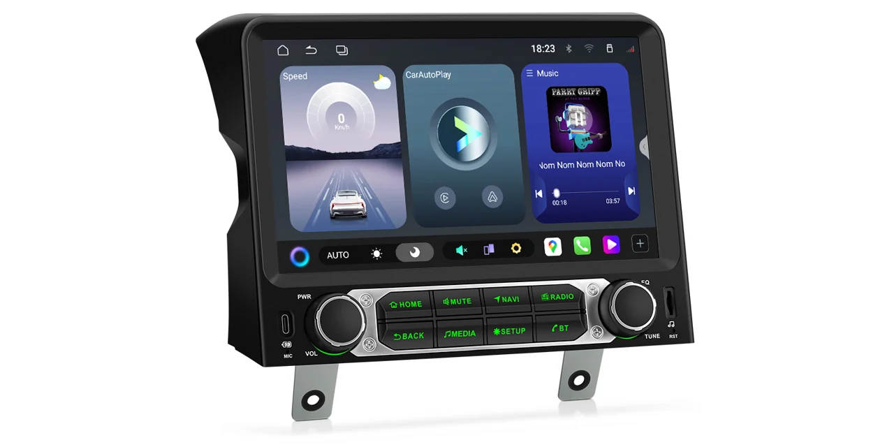 XTRONS UAH95WLJLN – 9″ Android 15 autoraadio, Jeep Wrangler JL / Gladiator JT, 6/128 GB | CarPlay / Android Auto XTRONS UAH95WLJLN – 9″ Android 15 autoraadio, Jeep Wrangler JL / Gladiator JT, 6/128 GB | CarPlay / Android Auto